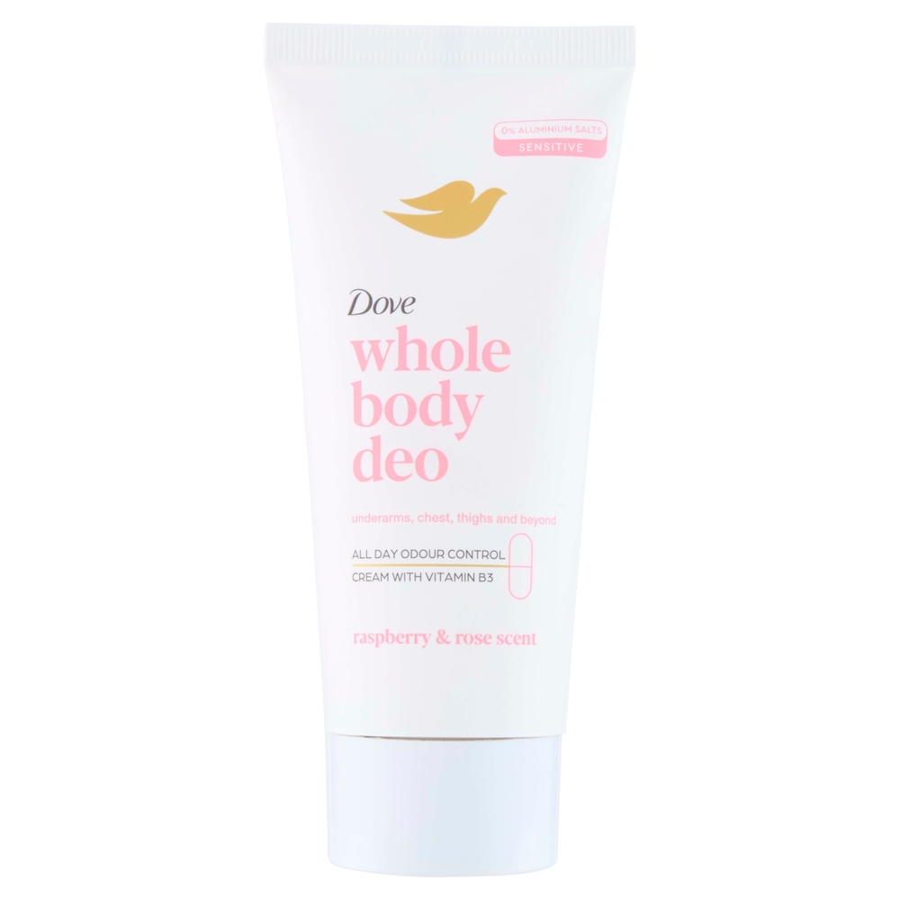Dove whole body deo Sensitive raspberry & rose scent 75 ml